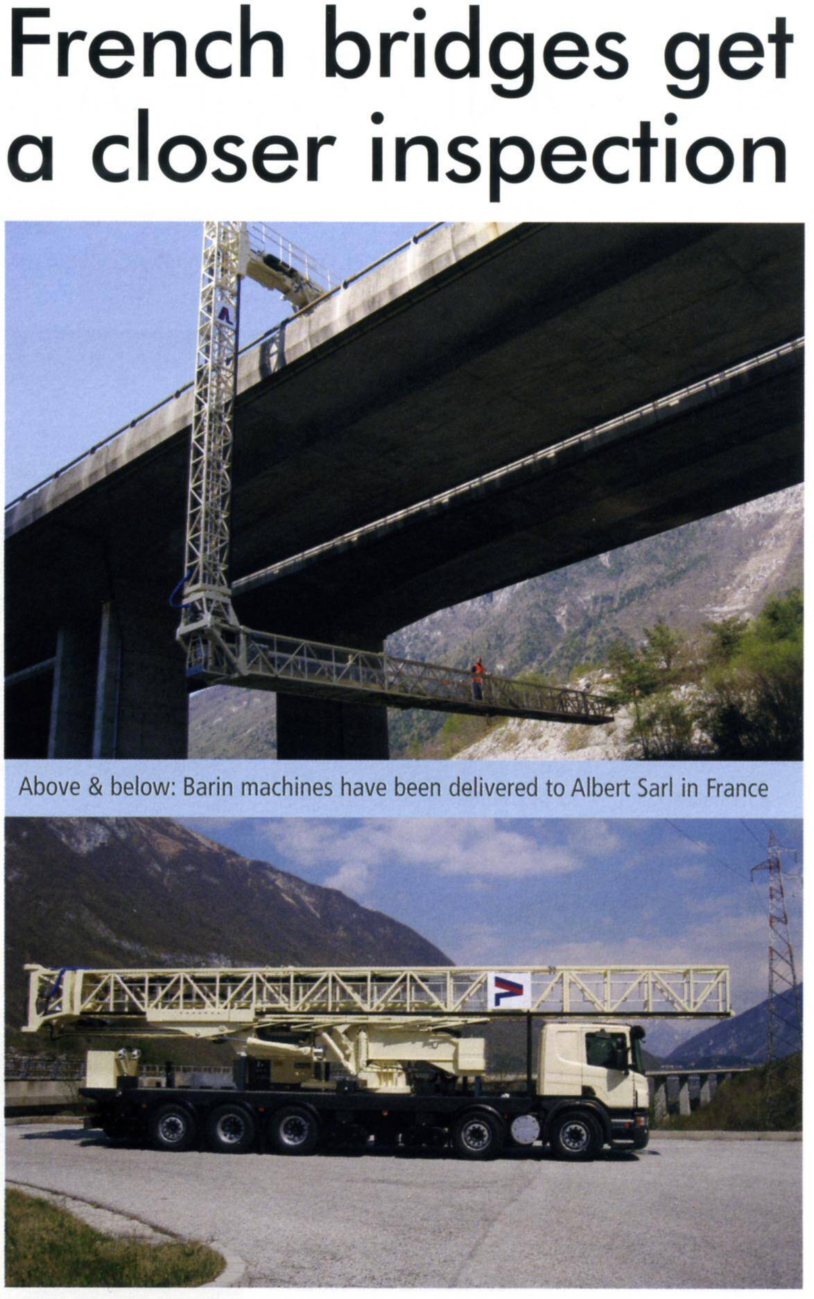 Underbridge inspection units delivered to Russia and Canada